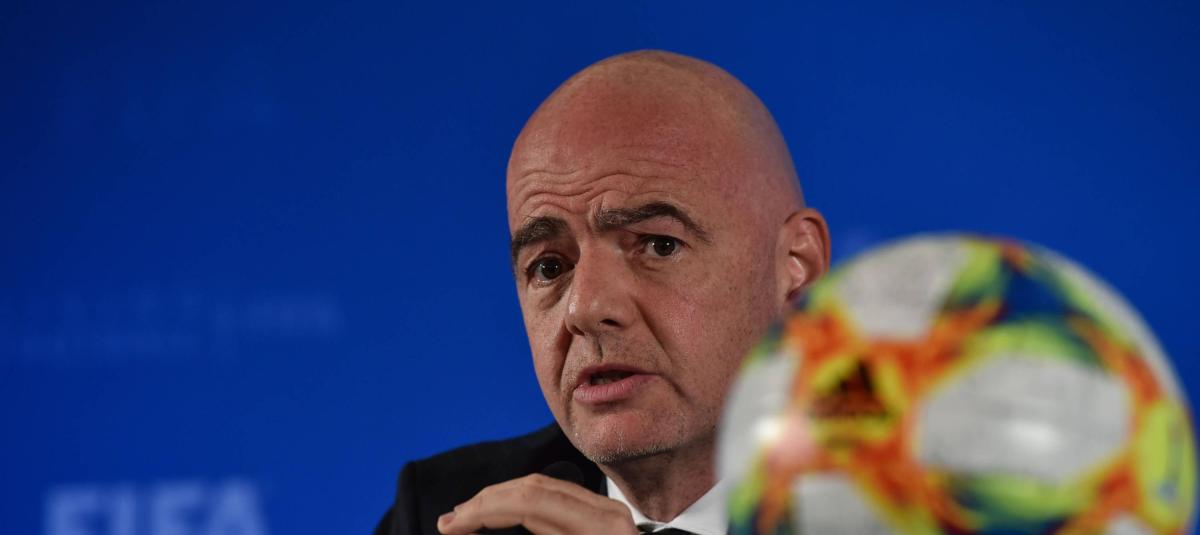 Gianni Infantino presidente de la FIfa habla sobre el futuro del fútbol por la pandemia