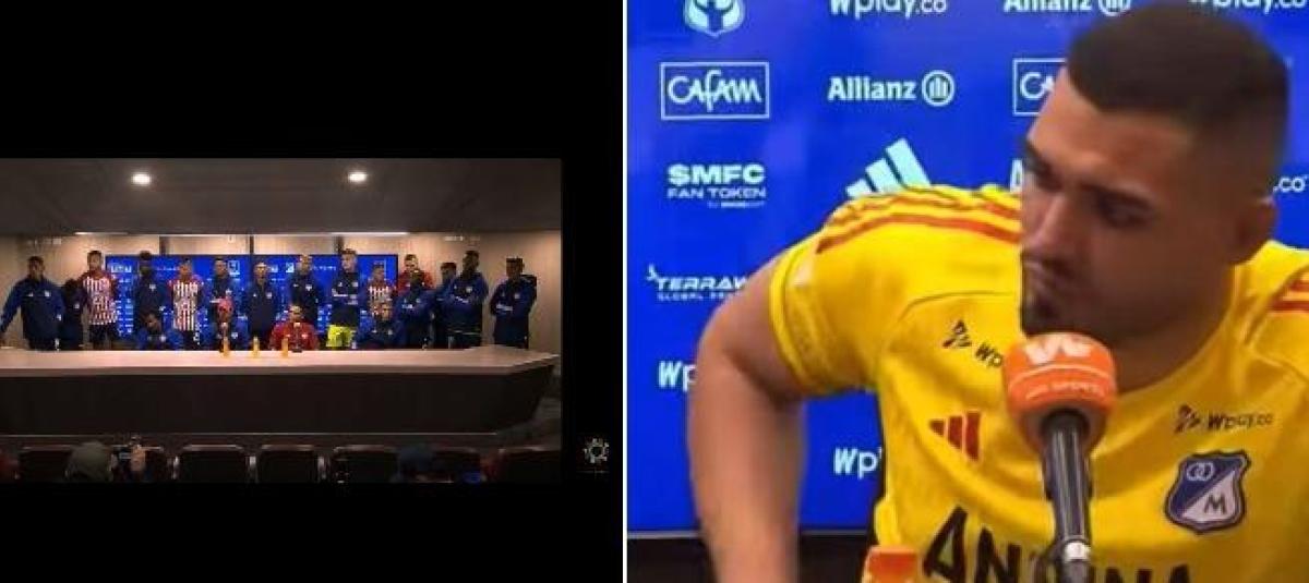 Millonarios vs. Junior: en video quedó la polémica rueda de prensa tras ...