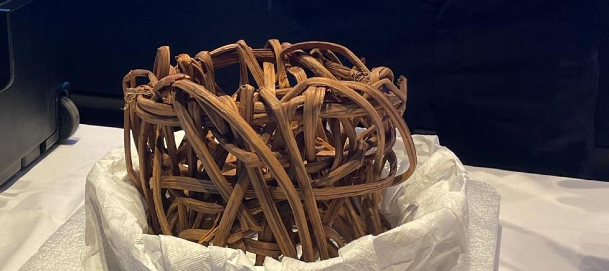 Objeto entregado al pueblo Kogui