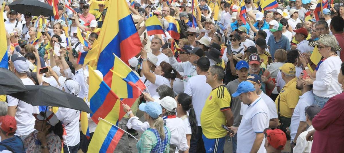 Así culminaron las marchas en contra del Gobierno Gustavo Petro en Colombia