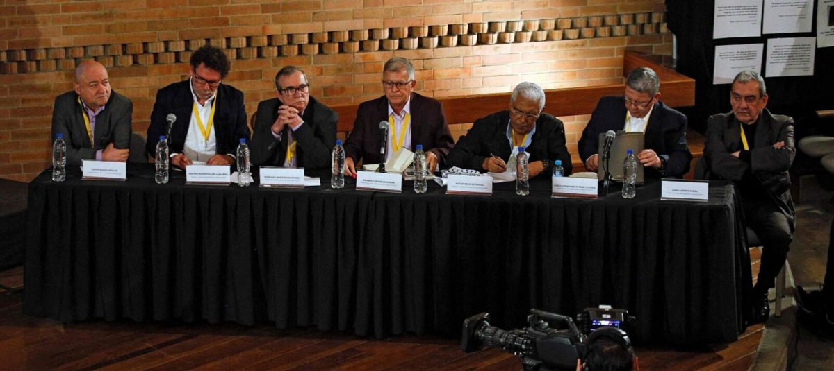 Los exjefes del antiguo secretariado de las Farc.