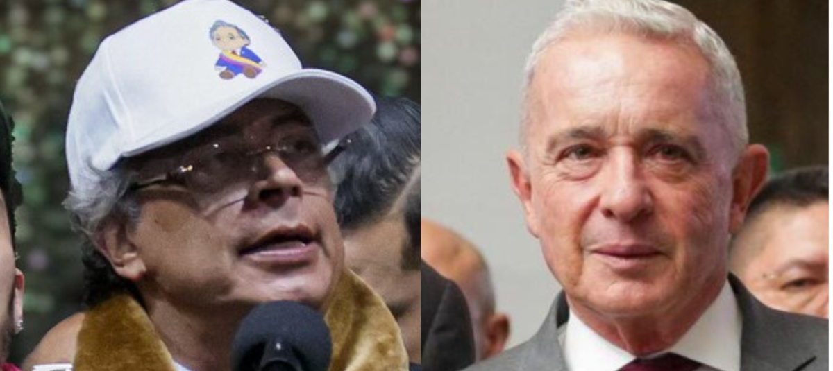 El choque entre el presidente Gustavo Petro y Álvaro Uribe por ley que ...