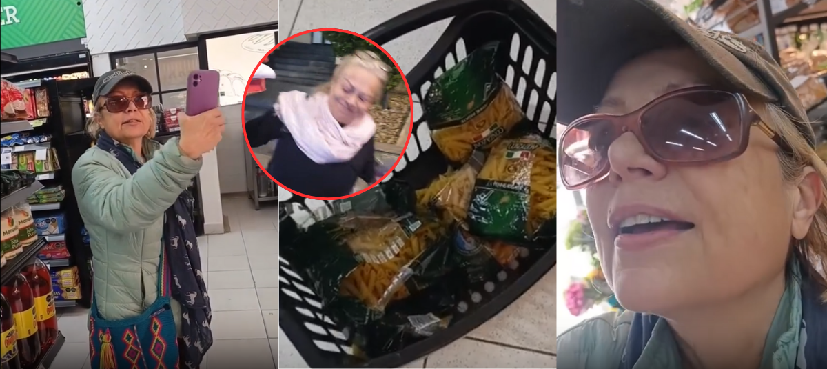 Mujer señalada por agresión a trabajadores, de nuevo en la lupa; nuevo video  la muestra intimidando a cajeras de Carulla