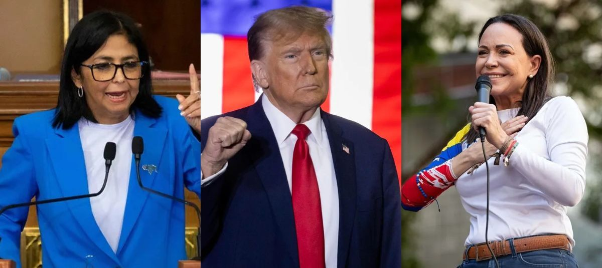 Donald Trump dice que volvió a hablar con María Corina Machado y que Delcy  Rodríguez muestra un 'fuerte liderazgo' en Venezuela