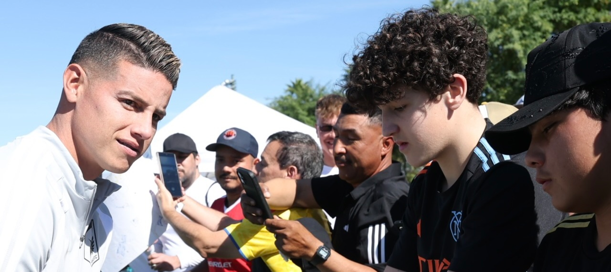 James Rodríguez, afuera del primer partido del Minnesota United en