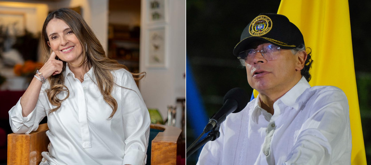 El choque entre el presidente Gustavo Petro y Paloma Valencia por el ...