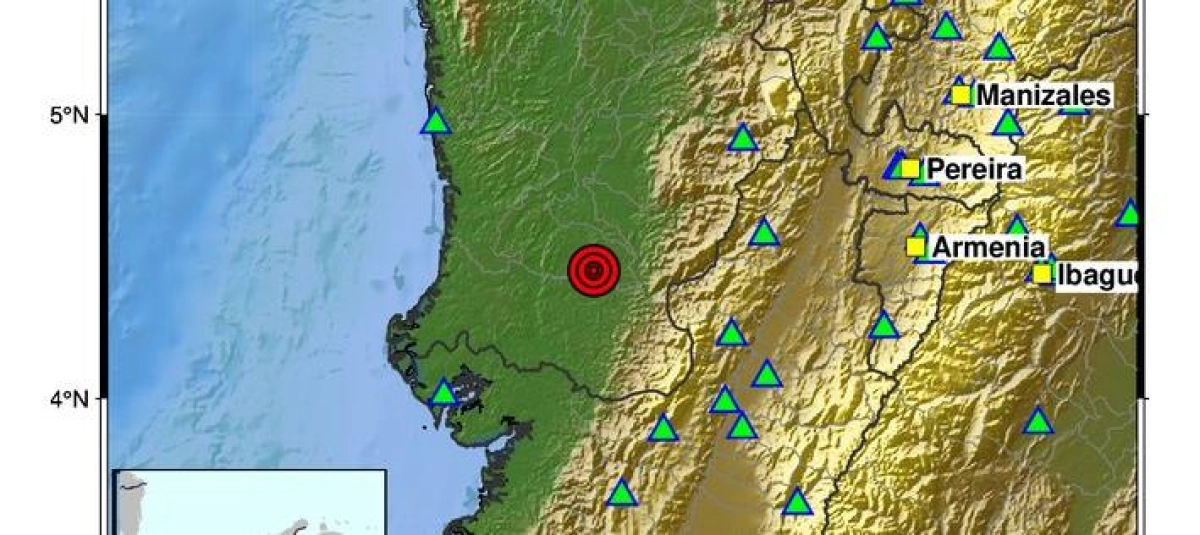 Temblor en Istmina, Chocó.