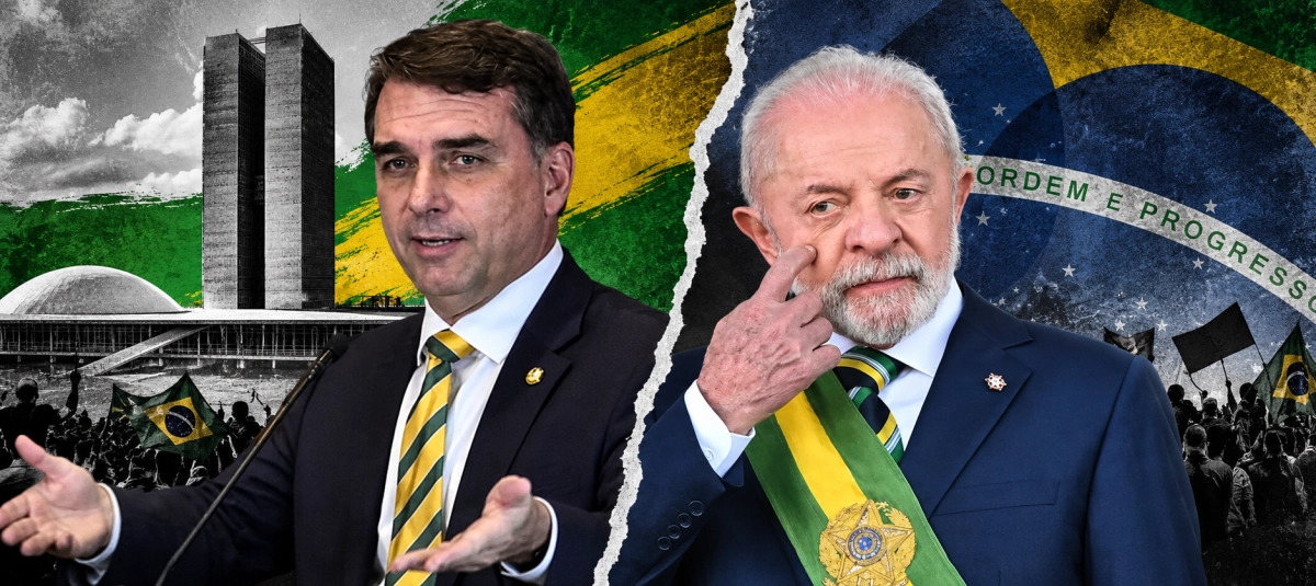 Brasil: Lula y Flávio Bolsonaro llegan al debate en empate técnico
