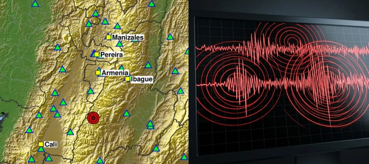 Temblor en Colombia.