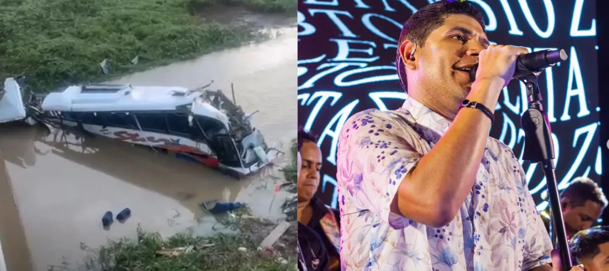 El siniestro ocurrió cuando el bus transitaba por el puente sobre el río Ariguaní.