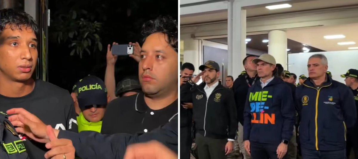 El hijo de Iván René Valenciano fue capturado durante el megaoperativo liderado por el presidente De La Espriella en Medellín.