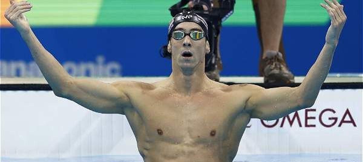 Michael Phelps gana medalla de oro en los Olímpicos de Río 2016, image size:1200x535