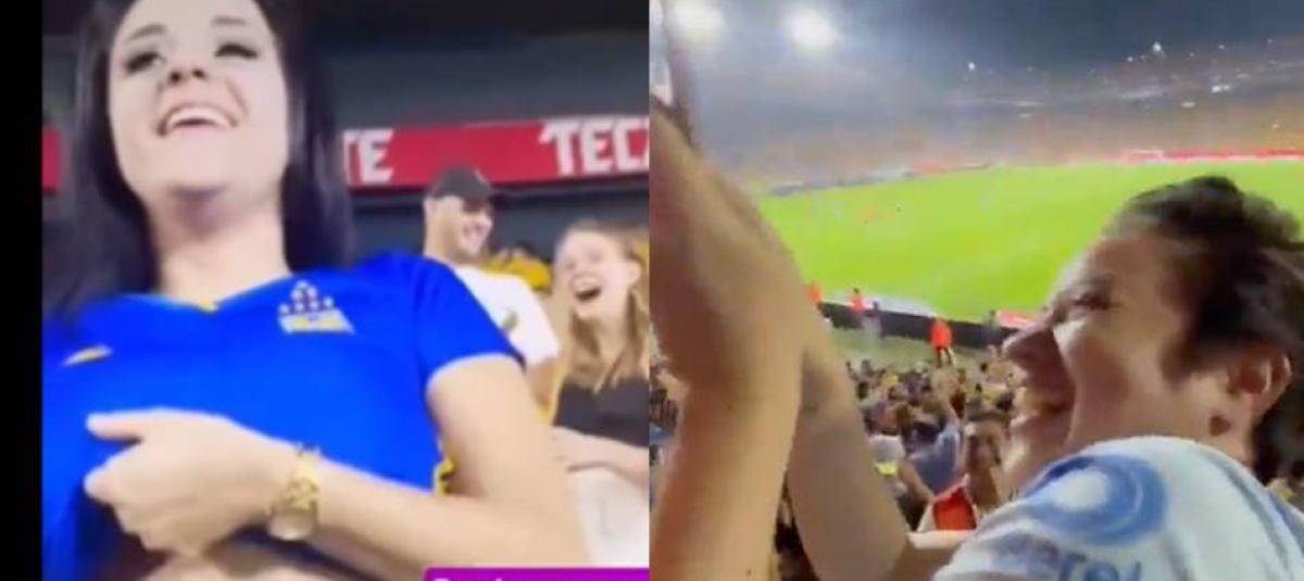 Mujer Que Mostr Los Senos Por Gol De Tigres Aparece Con Nuevo Video Viral Mujer Que Mostr Los Senos Por Gol De Tigres Aparece Con Nuevo Video Viral