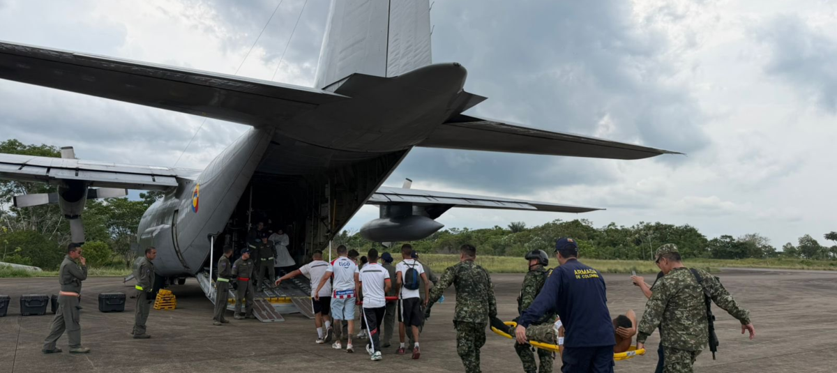 Fuerzas Militares activan protocolos para atender heridos tras accidente  del Hércules, en Puerto Leguízamo