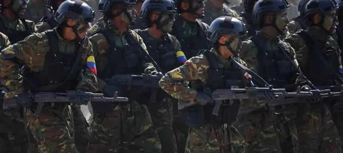 Fotografía de archivo de integrantes de la Fuerza Armada de Venezuela (FANB).