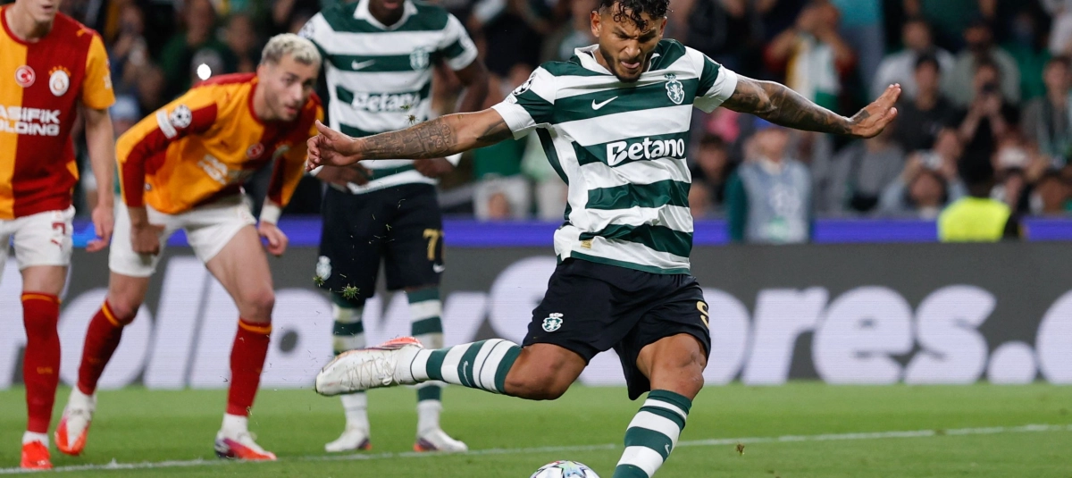 Luis Suárez no falla: video de su gol en la Champions League en victoria del Sporting contra Galatasaray