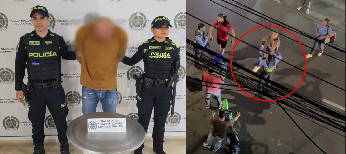 Capturado por agredir al tránsito