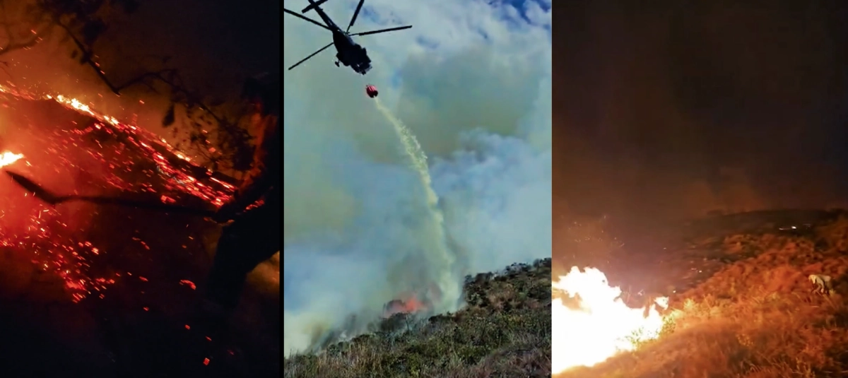 Grave incendio en Villa de Leyva.
