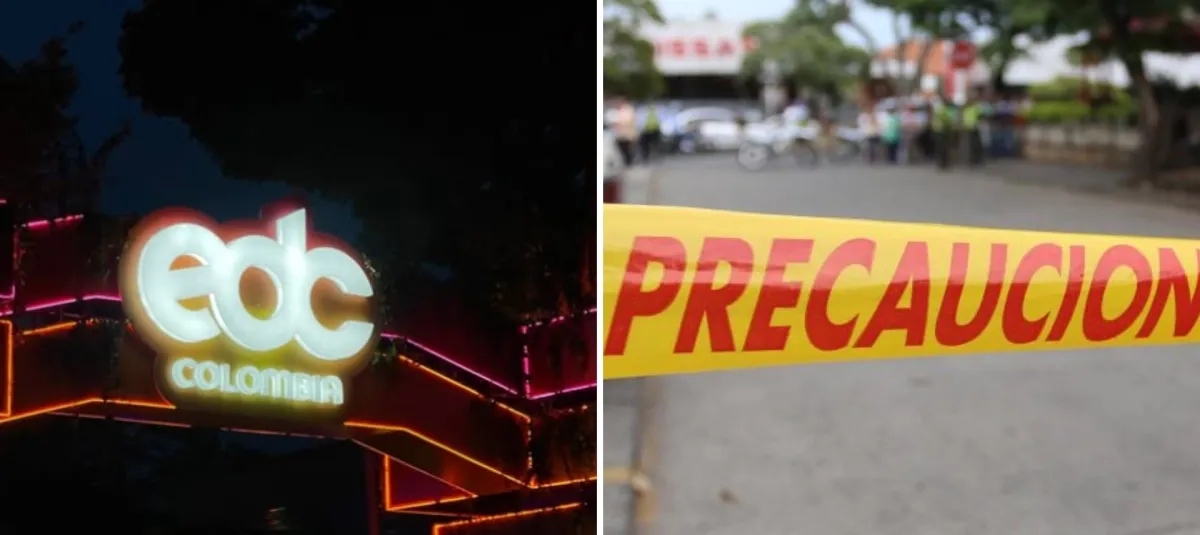Un extranjero murió durante la primera noche del festival EDC en Medellín.