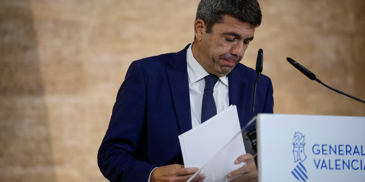 España: dimite el presidente de Valencia, Carlos Mazón, tras un año de protestas por su gestión durante la dana que dejó 229 muertos: 'No puedo más'