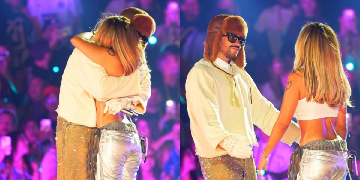 Karol G sorprendió en concierto de Bad Bunny en Medellín: 'Estoy soltera'