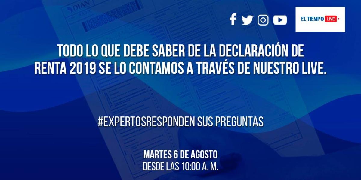 Recomendaciones sobre la declaración de renta 2019