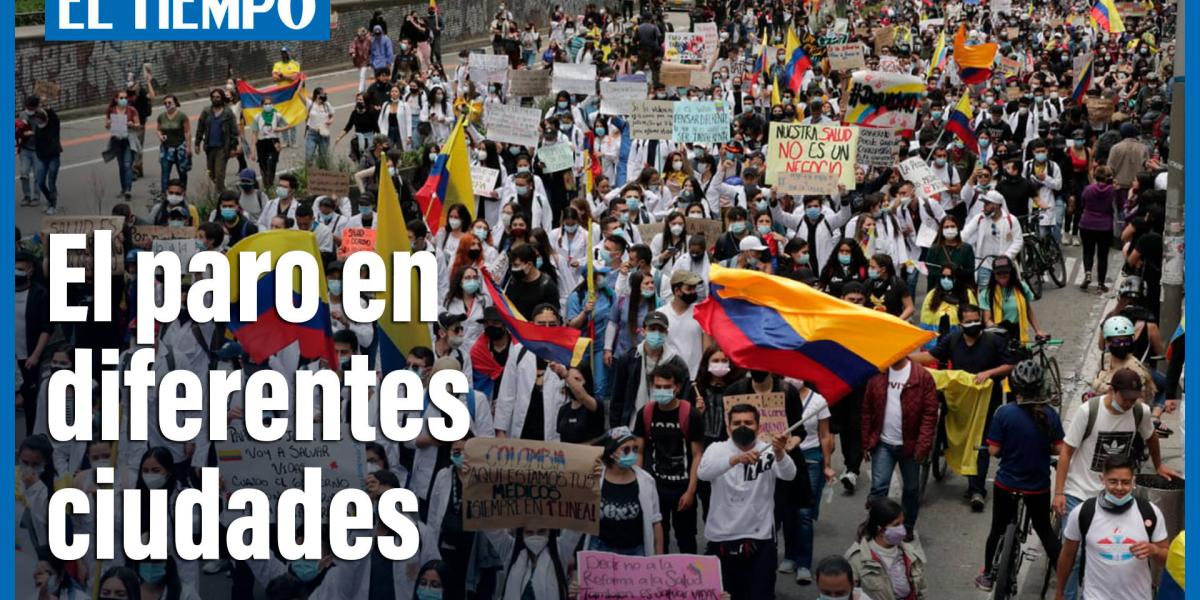 Así es como ha transcurrido la jornada de paro nacional