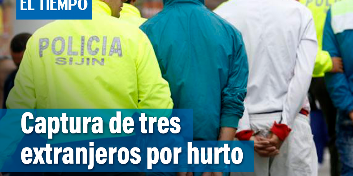 Dos hombres y una mujer fueron capturados por el delito de hurto