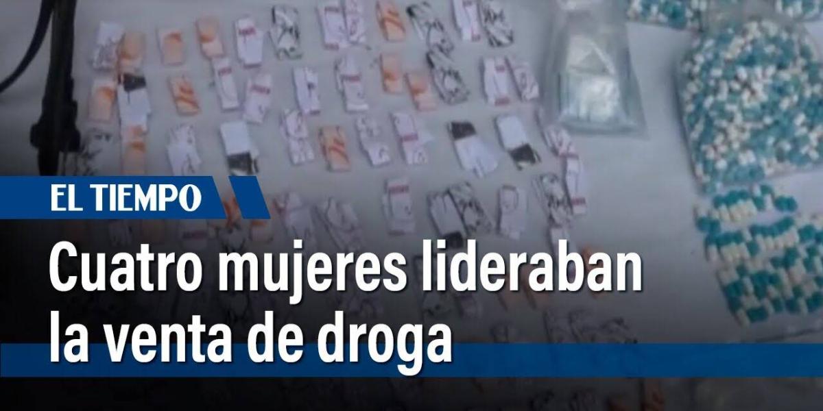 Cuatro mujeres lideraban la venta de droga en Los Mártires