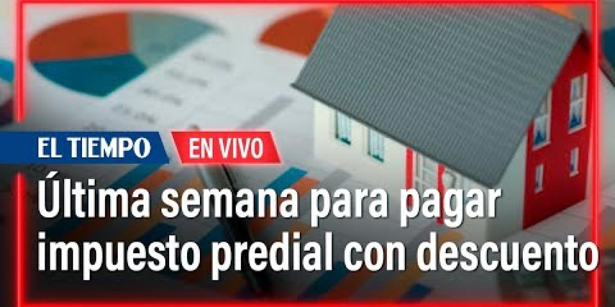Bogotá: última semana para el pago del impuesto predial con descuento ...