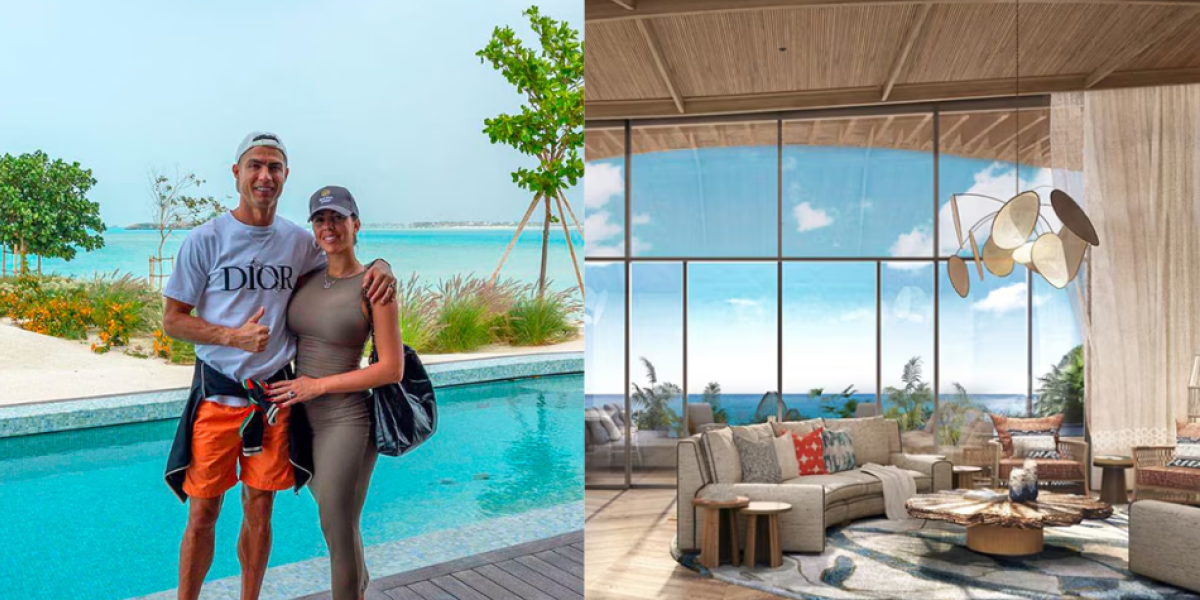 Así es la lujosa mansión de Cristiano Ronaldo y Georgina Rodríguez en Arabia  Saudita: solo se accede por barco privado