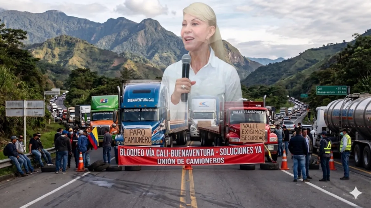 'No son problemas del Valle, son de todo el país': Dilian Francisca Toro exige al Gobierno Nacional que intervenga en bloqueo de la vía a Buenaventura