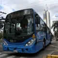 Bus del sistema de transporte Mío en Cali.