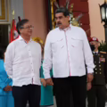 Gustavo Petro y Nicolás Maduro.