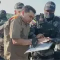 Momentos en que Digno Palomino es trasladado a la cárcel de Cómbita.