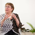 Jineth Bedoya realizo una entrevista a la ex presidente Michelle Bachelet, primera encargada de ONU Mujeres, agencia de las Naciones Unidas para la igualdad de género.