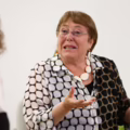 Jineth Bedoya realizo una entrevista a la ex presidente Michelle Bachelet, primera encargada de ONU Mujeres, agencia de las Naciones Unidas para la igualdad de género.