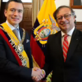 Daniel Noboa y Gustavo Petro.
