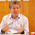 Bruce Mac Master, presidente de la Andi, gremio que realiza su 9.° Congreso Empresarial Colombiano en Medellín y su Asamblea Anual, en el marco de sus 80 años de creación.