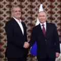 Vladimir Putin y Masud Pezeshkian, presidentes Rusia e Irán.