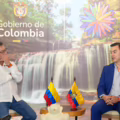 El presidente Petro junto con Daniel Noboa, su homólogo de Ecuador, en octubre de 2024.