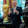 Donald Trump y Gianni infantino.