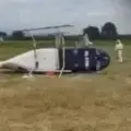 El helicóptero, en el Bonilla Aragón.