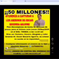 El gremio de taxistas La Mancha Amarilla, de Johnny Rangel promueve la campaña para que la ciudadanía denuncie alguna información sobre los atacantes de Óscar Becerra. ,