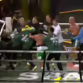 Evento de boxeo en Brasil termina en batalla campal; exestrella de la UFC queda inconsciente tras ser noqueado en el ring