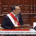 José Jerí se dirige al congreso