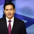 El secretario de Estado estadounidense, Marco Rubio, durante una rueda de prensa en Israel.
