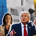 María Corina Machado, Donald Trump y Nicolás Maduro.