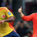Luis Díaz y Cristiano Ronaldo