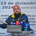 Carlos Carrillo durante la rueda de prensa en la tarde del 11 de diciembre